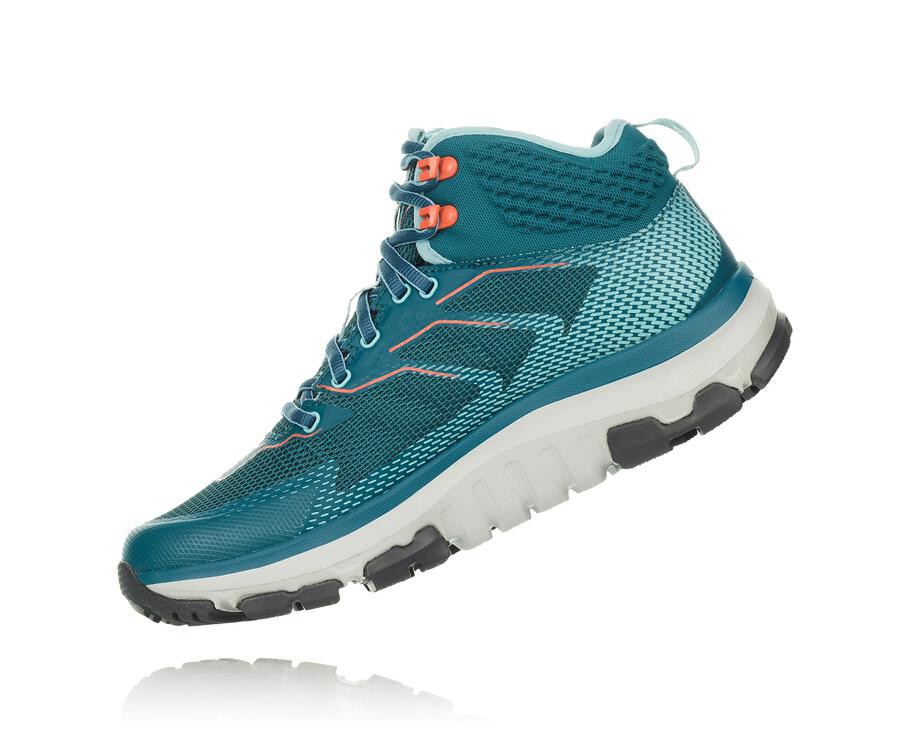 Hoka One One Yürüyüş Botları Kadın Turkuaz - Toa Gore-Tex - TQ6571480